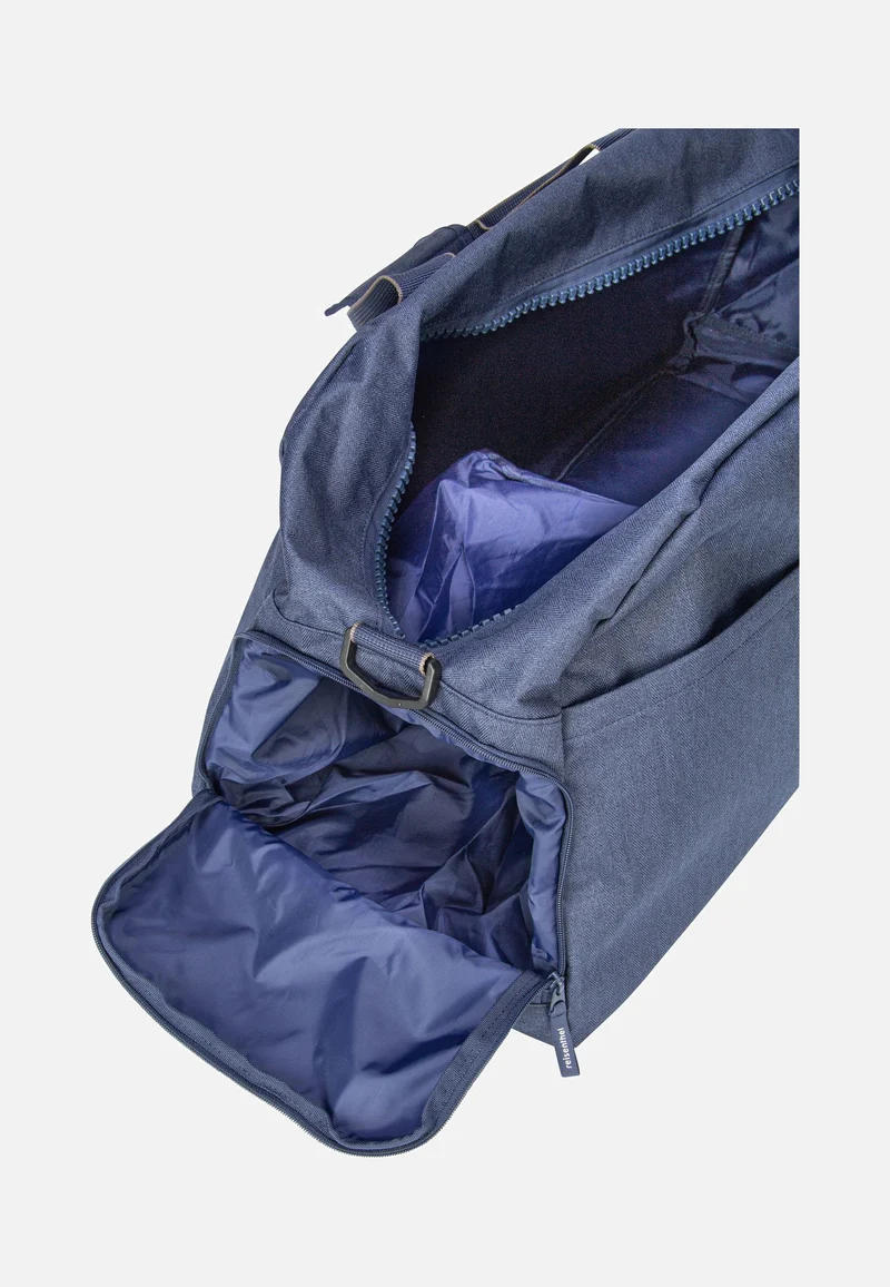 Overnighter Plus Herringbone Dark Blue - Weekender
