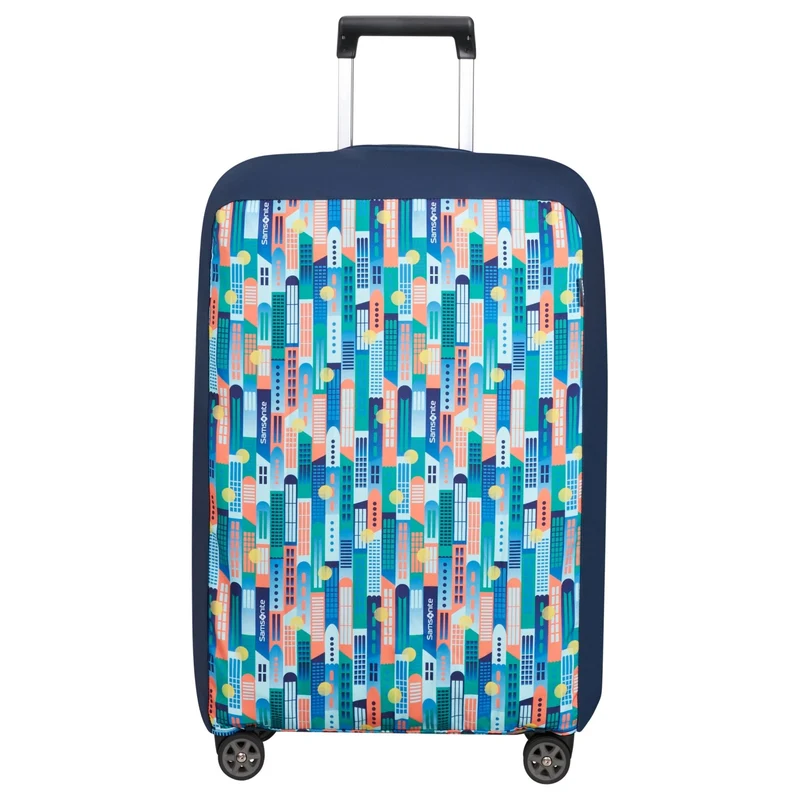 Samsonite Ta Revolution Foldable Kofferschutzhülle M - Regenhülle (city print)