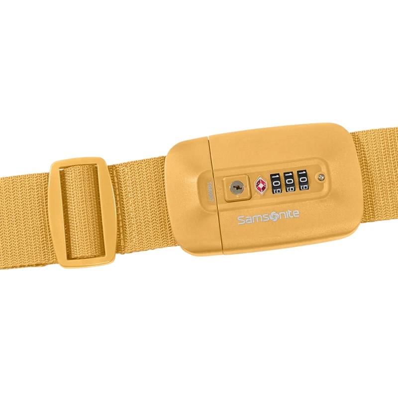 Samsonite Ta Revolution Strap/TSA Lock - Koffergurt 180 cm (yellow)