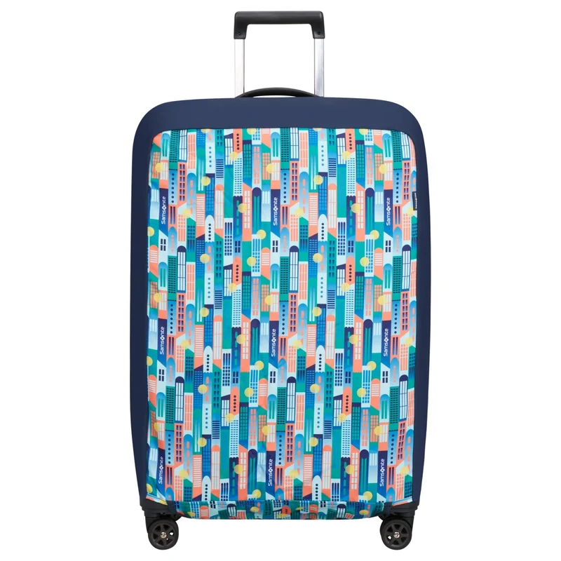 Samsonite Ta Revolution Foldable Kofferschutzhülle L - Regenhülle (city print)