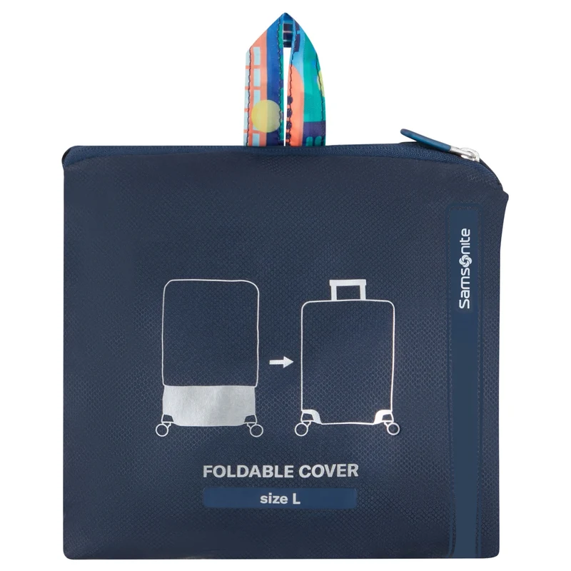 Samsonite Ta Revolution Foldable Kofferschutzhülle L - Regenhülle (city print)