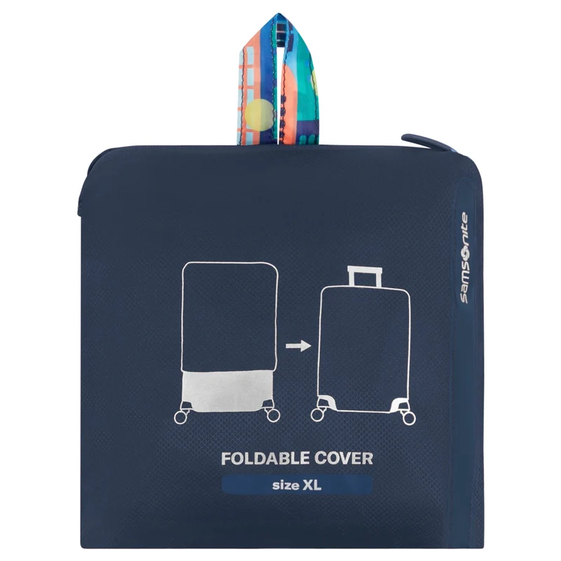 Samsonite Ta Revolution Foldable Kofferschutzhülle XL - Regenhülle (city print)