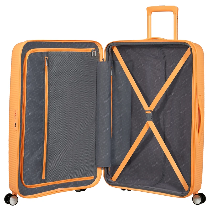 American Tourister Soundbox - 4-Rollen-Trolley 77 cm (papaya pop)