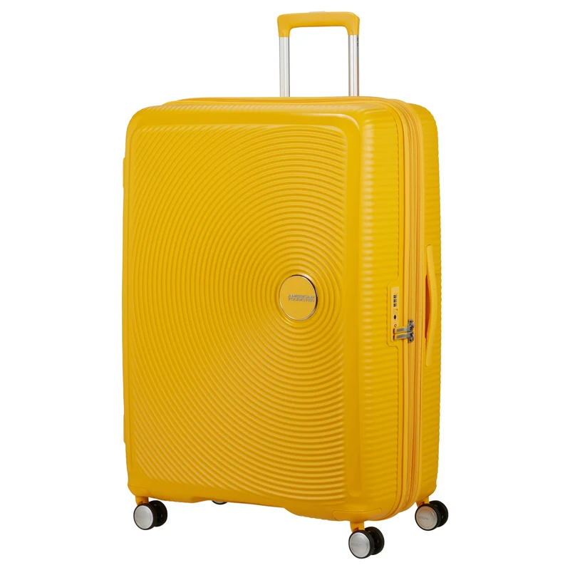 American Tourister Soundbox - 4-Rollen-Trolley 80 cm erw. (gelb)