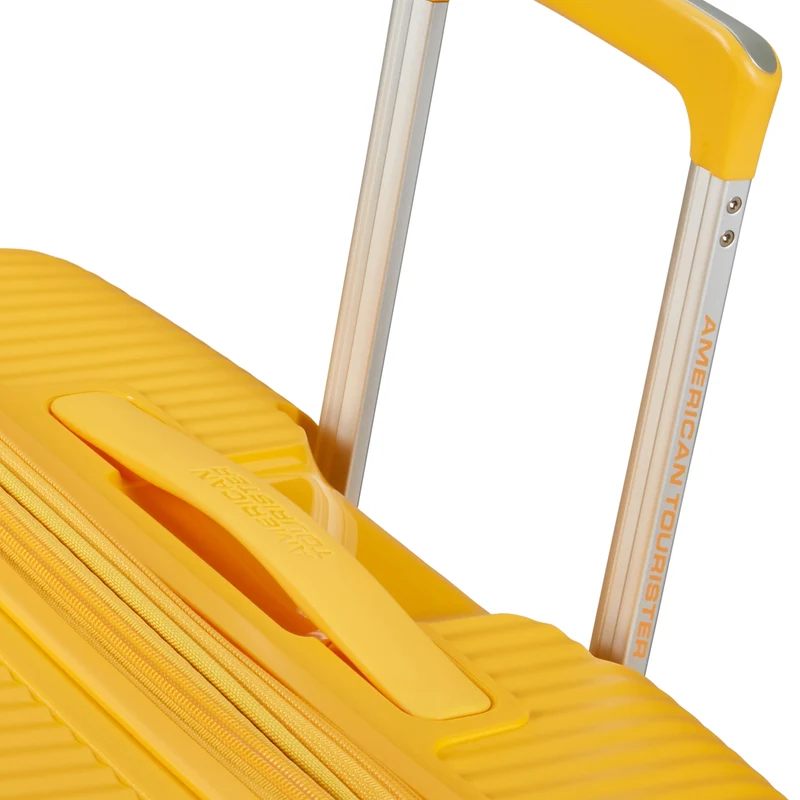 American Tourister Soundbox - 4-Rollen-Trolley 80 cm erw. (gelb)