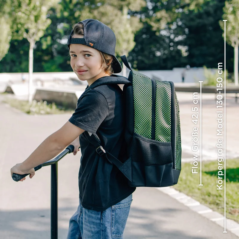 Neoxx FLOW - Schulrucksack 42.5 cm (All about Neon)
