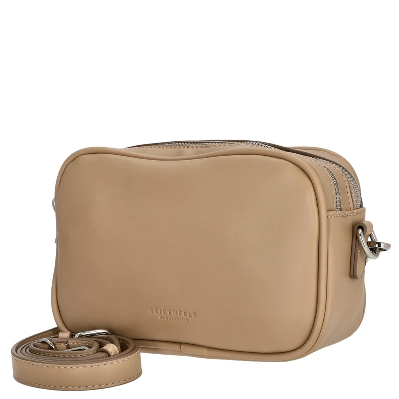 Seidenfelt Hede Box Crossbody - Umhängetasche 21 cm (almond)