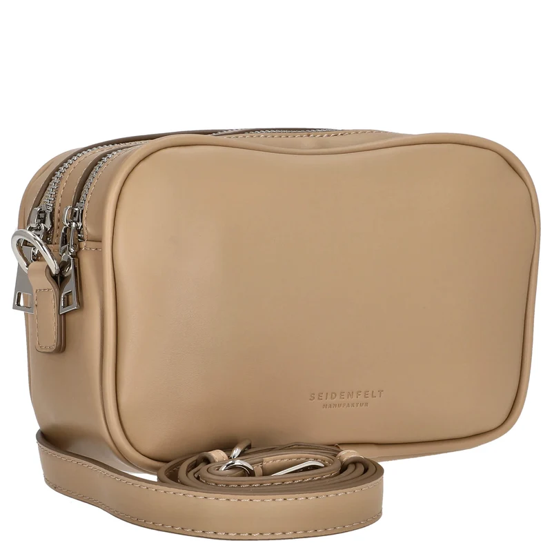 Seidenfelt Hede Box Crossbody - Umhängetasche 21 cm (almond)