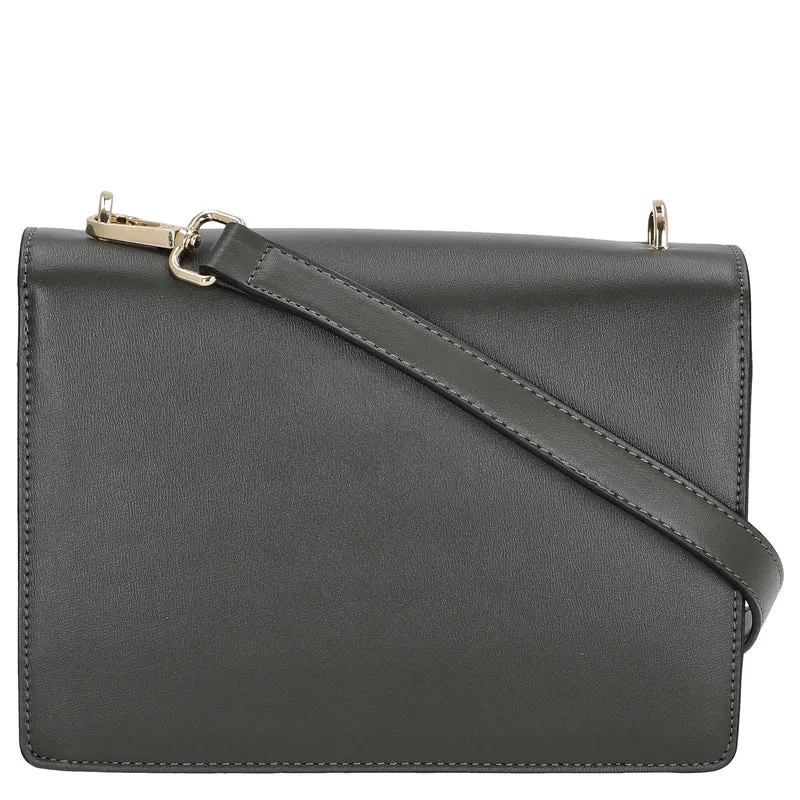 Seidenfelt Flen Crossbody - Umhängetasche 22 cm (antracite/gold)