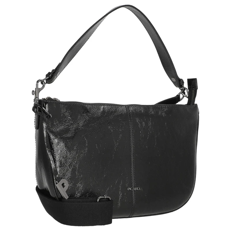 Picard Himalaya - Schultertasche 33 cm Rindsleder (black)