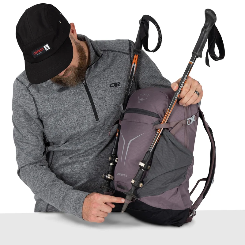 Osprey Sportlite 15 - Wanderrucksack 44 cm (graphite purple)