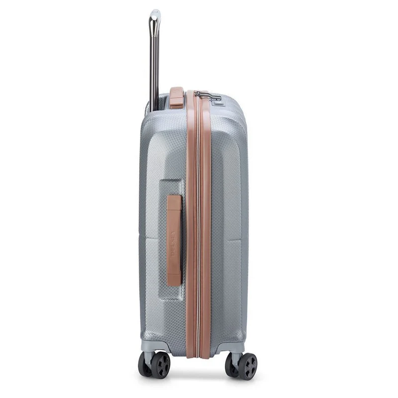 Delsey Paris Carrousel - 4-Rollen-Kabinentrolley Slim line 55 cm (Platin)