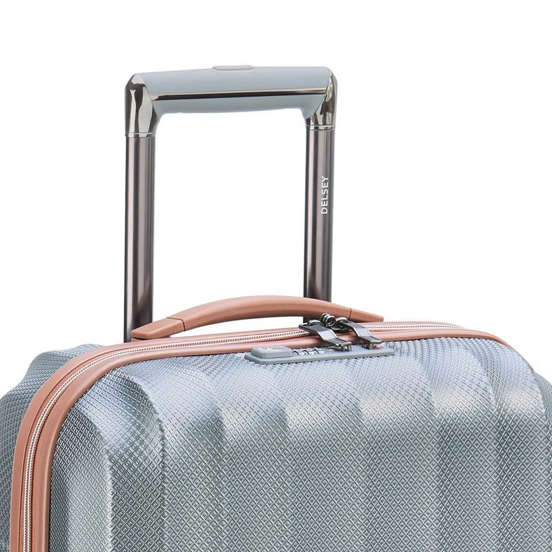 Delsey Paris Carrousel - 4-Rollen-Kabinentrolley Slim line 55 cm (Platin)