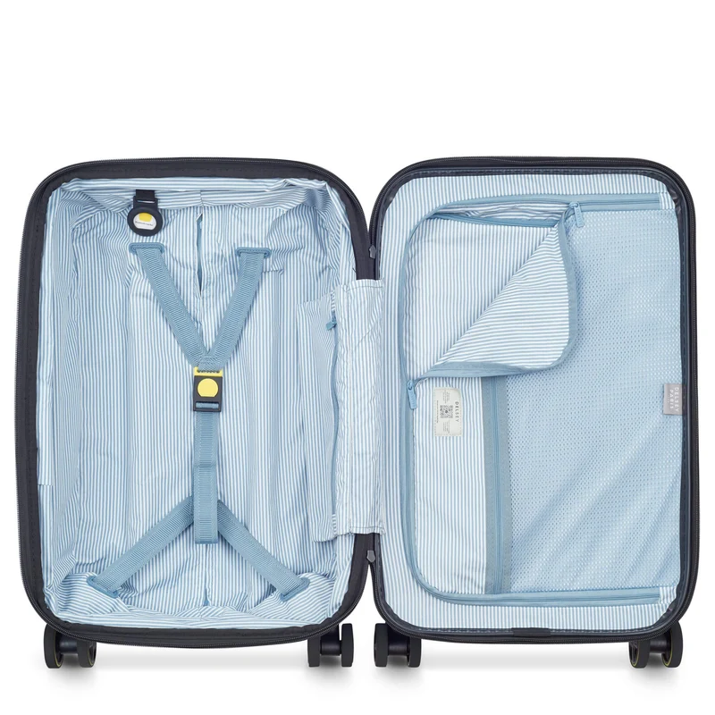 Delsey Paris Turenne 2.0 - 4-Rollen-Kabinentrolley S 56 cm erw. (schwarz)