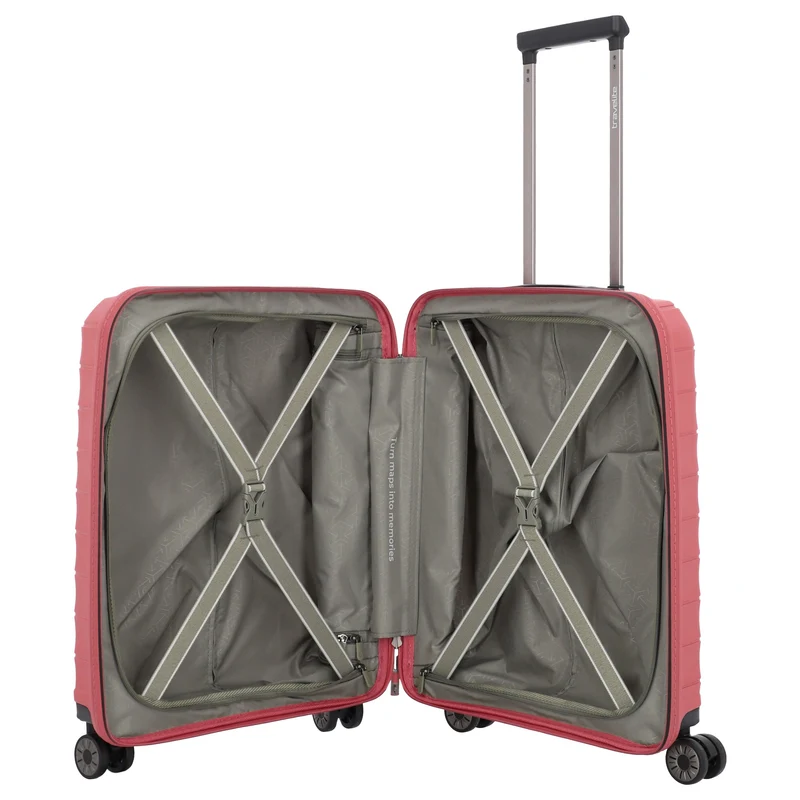 Travelite Mooby - 4-Rollen-Kabinentrolley S 55 cm (rot)
