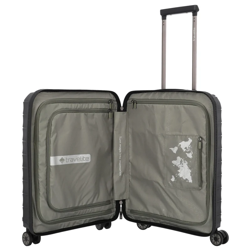 Travelite Mooby - 4-Rollen-Kabinentrolley S 55 cm (black)