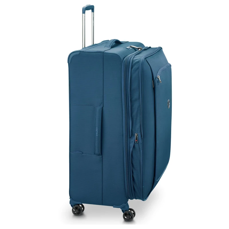 Delsey Paris Montmartre Air 2.0 - 4-Rollen-Trolley 77 cm erw. (recycelt) (blau)