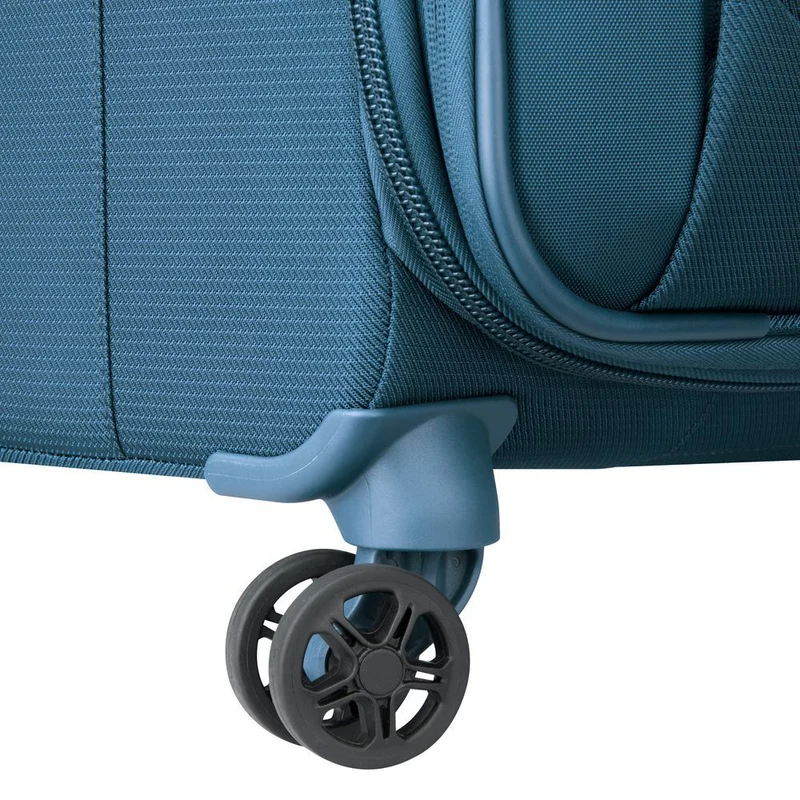 Delsey Paris Montmartre Air 2.0 - 4-Rollen-Trolley 77 cm erw. (recycelt) (blau)