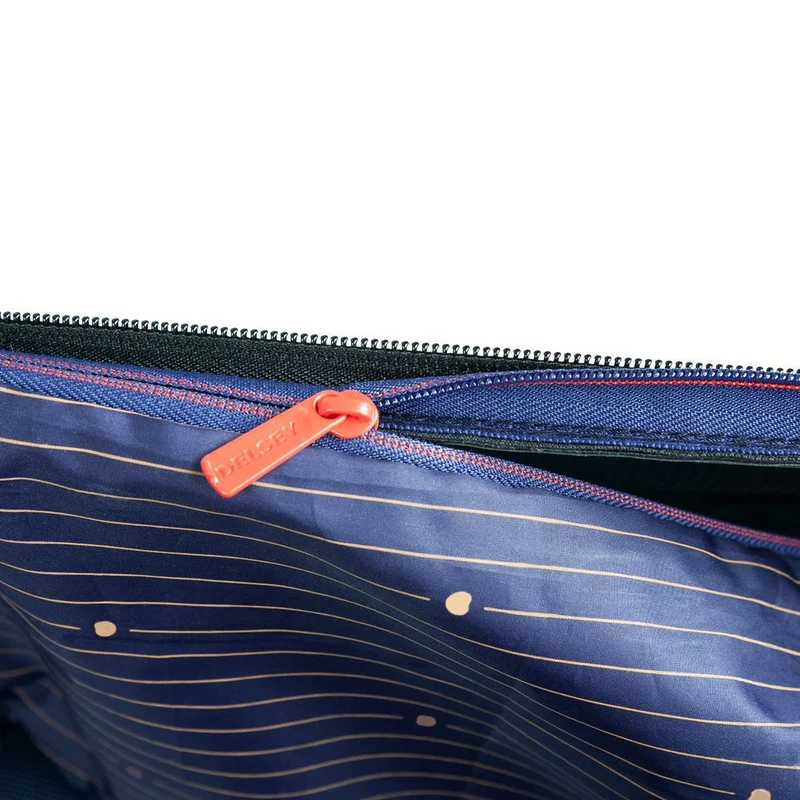 Delsey Paris Montmartre Air 2.0 - 4-Rollen-Trolley 77 cm erw. (recycelt) (blau)