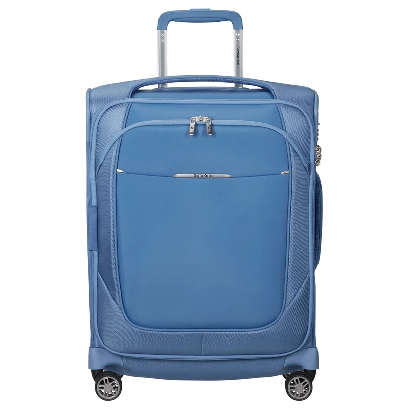 Samsonite Selection Re-Lite - 4-Rollen-Kabinentrolley 55 cm erw. (capri blue)