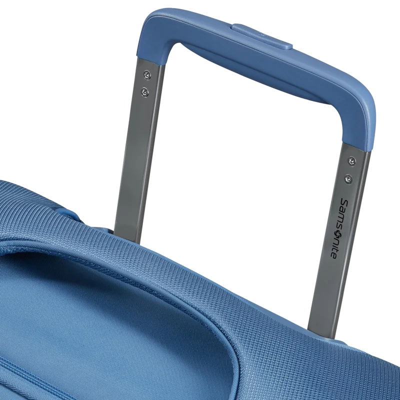 Samsonite Selection Re-Lite - 4-Rollen-Kabinentrolley 55 cm erw. (capri blue)