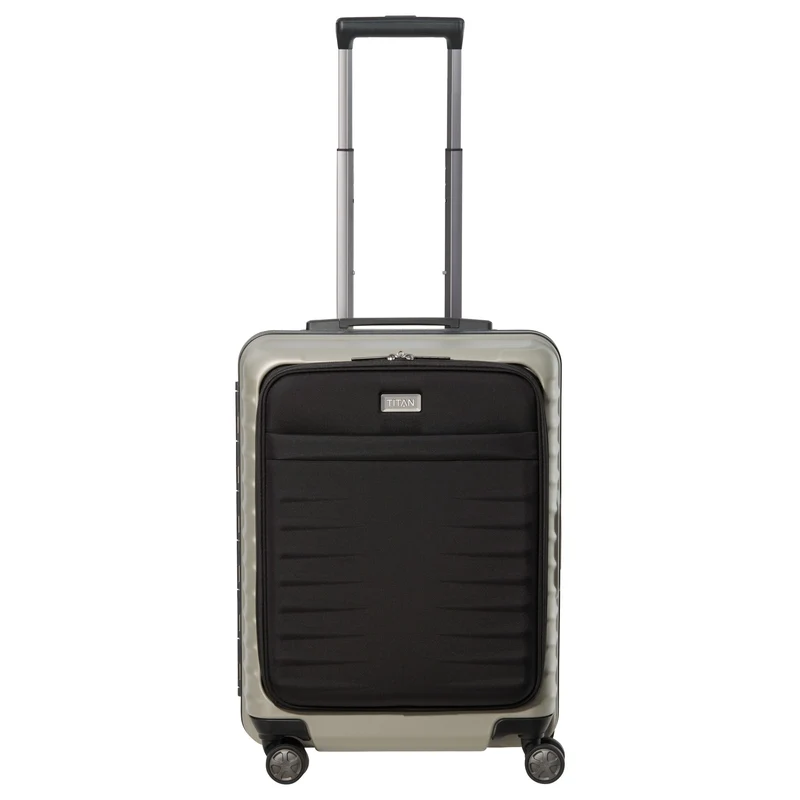 TITAN LITRON FRAME - 4-Rollen-Kabinentrolley mit Vortasche 55 cm (champagner)