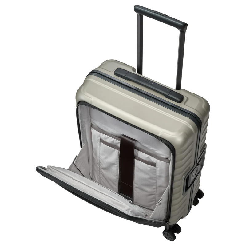 TITAN LITRON FRAME - 4-Rollen-Kabinentrolley mit Vortasche 55 cm (champagner)