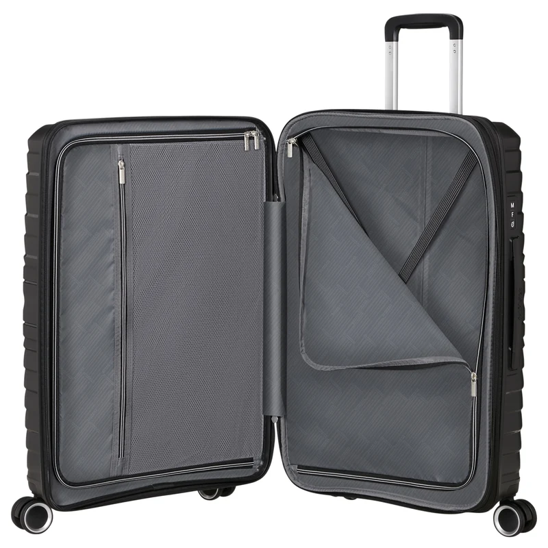 American Tourister Selection Flytwist - 4-Rollen-Trolley 67 cm erw. (schwarz)