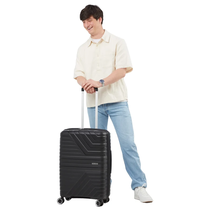 American Tourister Selection Flytwist - 4-Rollen-Trolley 67 cm erw. (schwarz)