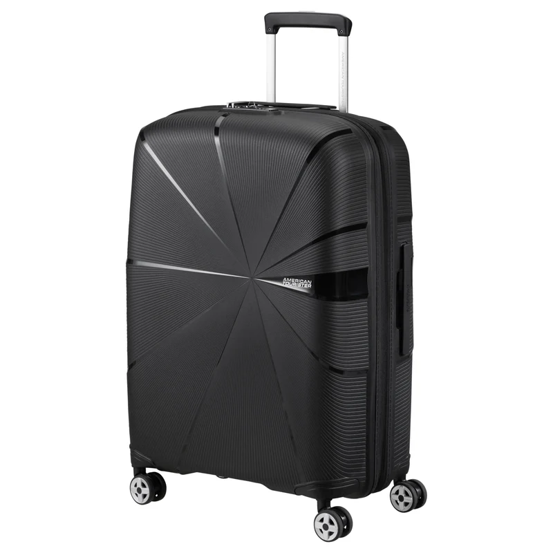 American Tourister Starvibe - 4-Rollen-Trolley 67 cm erw. (schwarz)