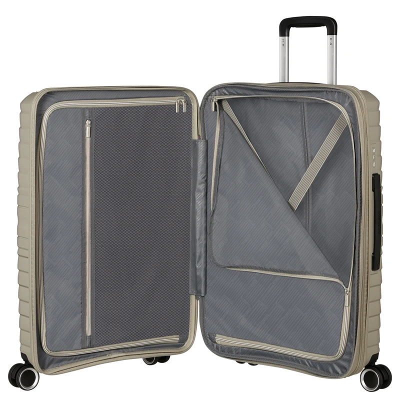 American Tourister Selection Flytwist - 4-Rollen-Trolley 67 cm erw. (beige)