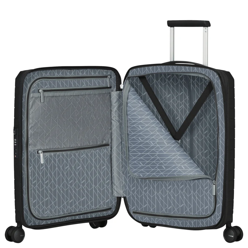 American Tourister Selection Fastforward - 4-Rollen-Kabinentrolley 55 cm erw. (schwarz)