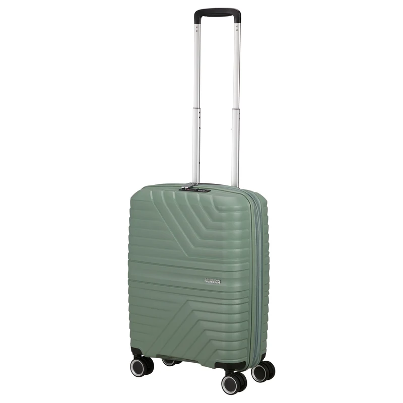 American Tourister Selection Flytwist - 4-Rollen-Kabinentrolley 55 cm erw. (grün)