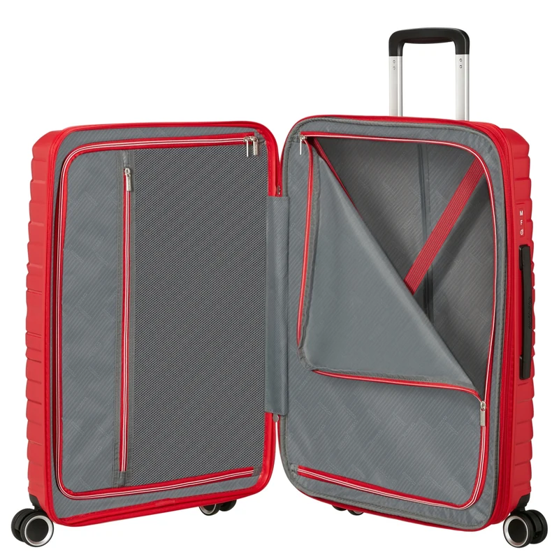 American Tourister Selection Flytwist - 4-Rollen-Trolley 67 cm erw. (rot)