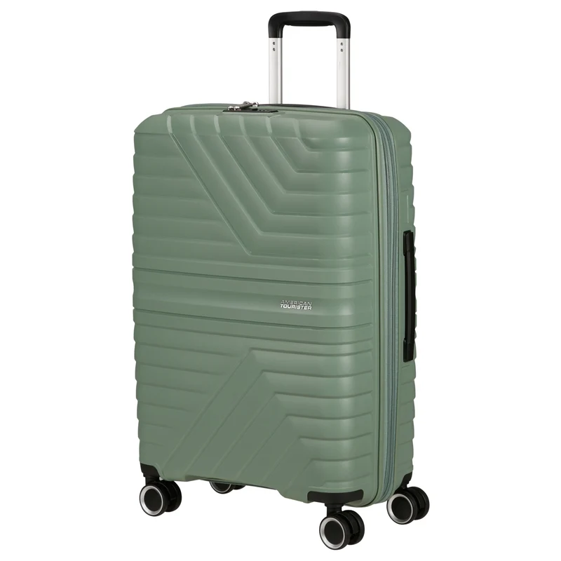 American Tourister Selection Flytwist - 4-Rollen-Trolley 67 cm erw. (grün)