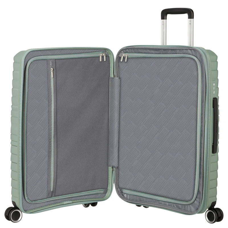 American Tourister Selection Flytwist - 4-Rollen-Trolley 67 cm erw. (grün)