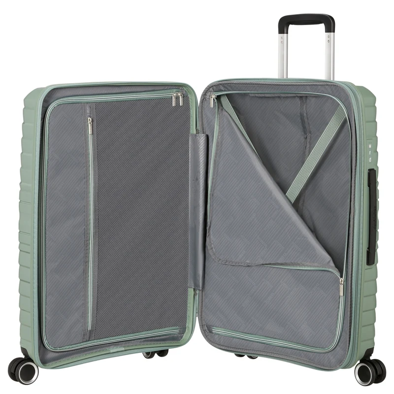 American Tourister Selection Flytwist - 4-Rollen-Trolley 67 cm erw. (grün)