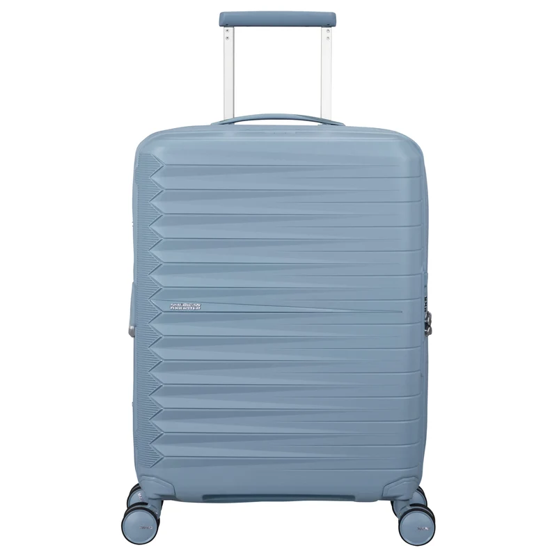 American Tourister Selection Fastforward - 4-Rollen-Kabinentrolley 55 cm erw. (blau)