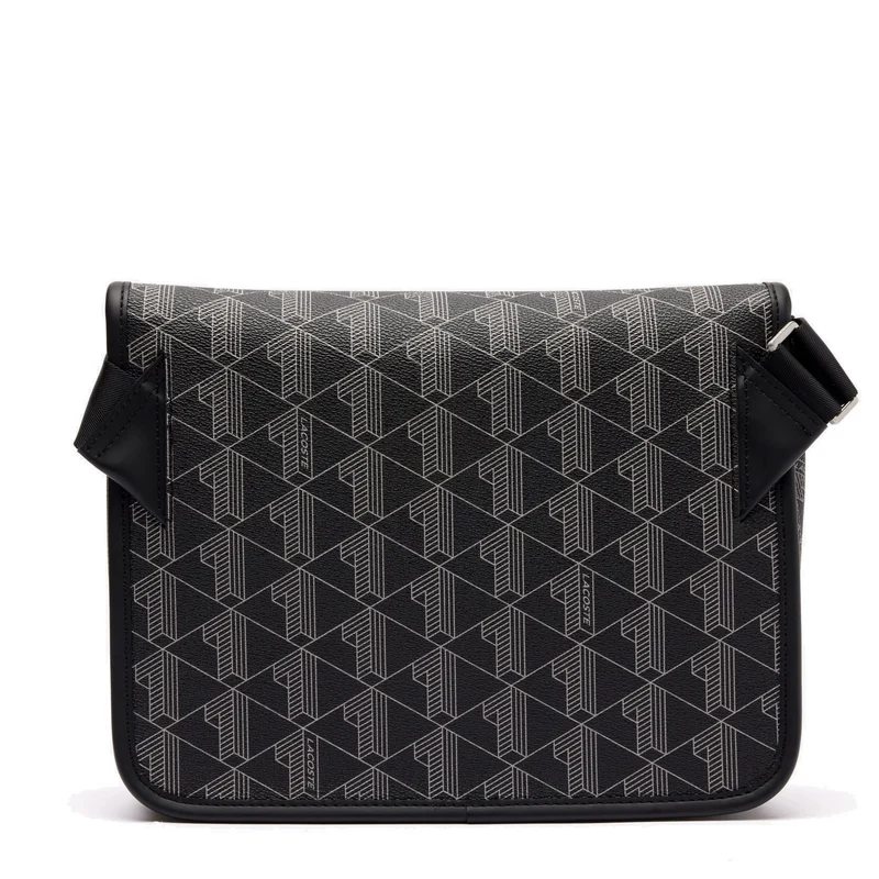 Lacoste The Blend Messenger - Umhängetasche L 29 cm (monogram noir gris)
