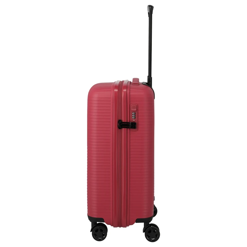 Travelite Air Stripe - 4-Rollen-Kabinentrolley Slim 55 cm (red)