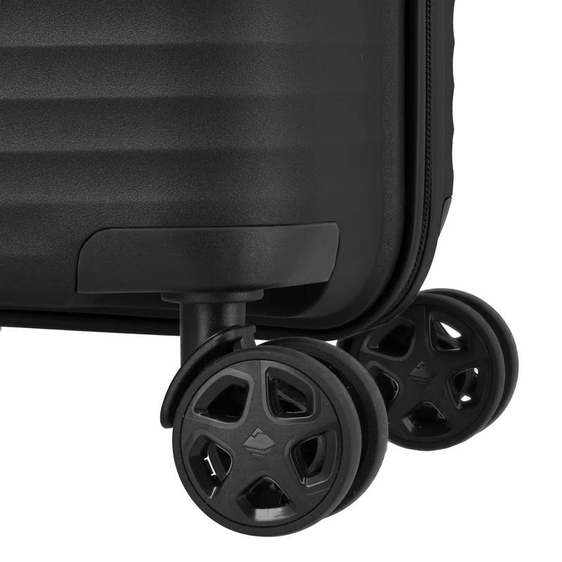 Travelite Air Stripe - 4-Rollen-Kabinentrolley Slim 55 cm (black)