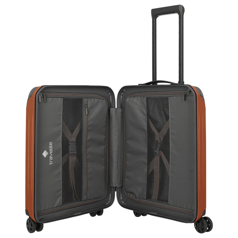 Travelite Dynamiic -4-Rollen-Kabinentrolley S 55 cm (kupfer)