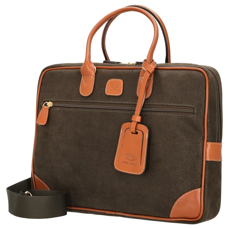 Brics Life Briefcase - Laptoptasche 38 cm (olive)