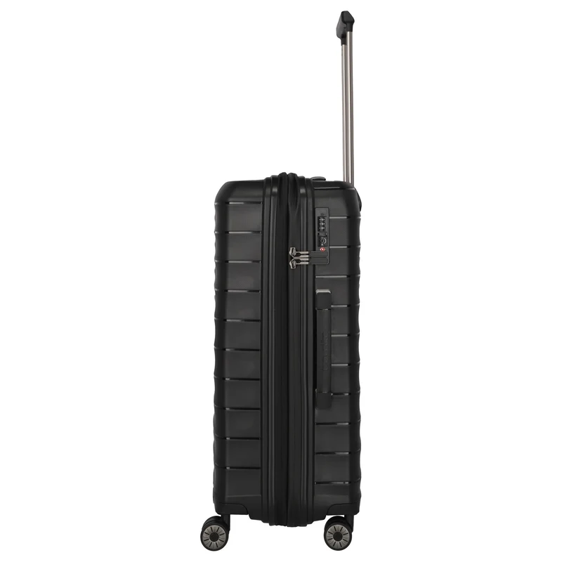 Travelite Mooby - 4-Rollen-Trolley M 66 cm erw. (black)