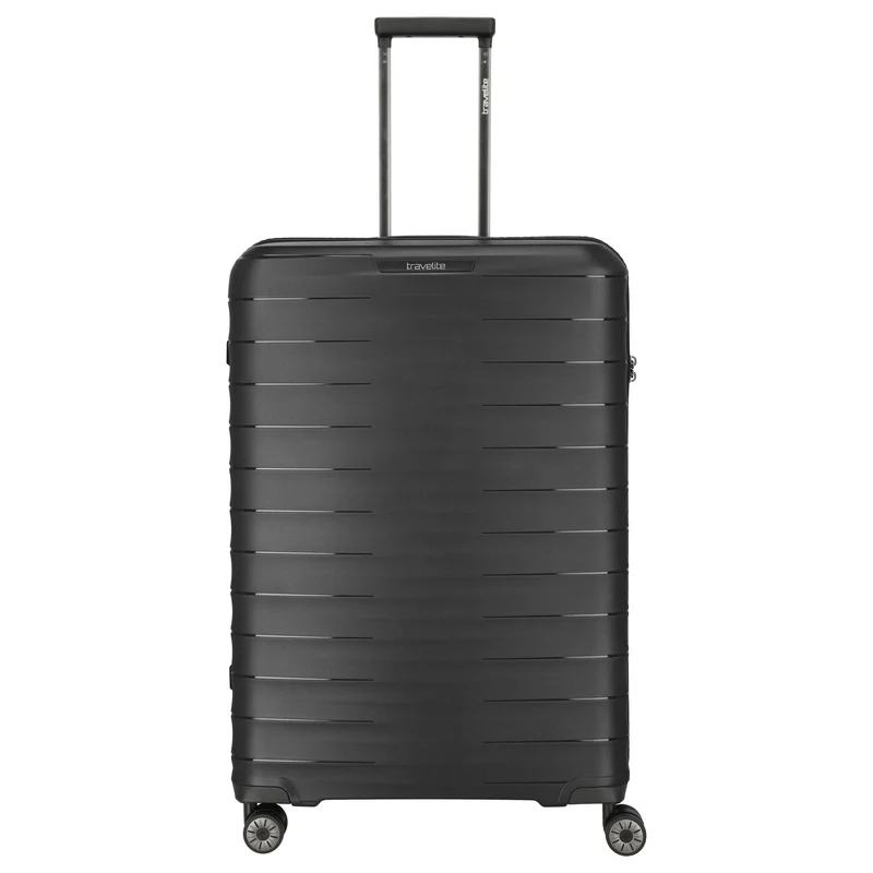 Travelite Mooby - 4-Rollen-Trolley Set L/M/S 3tlg. erw. (black)