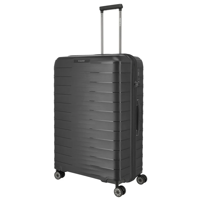 Travelite Mooby - 4-Rollen-Trolley Set L/M/S 3tlg. erw. (black)