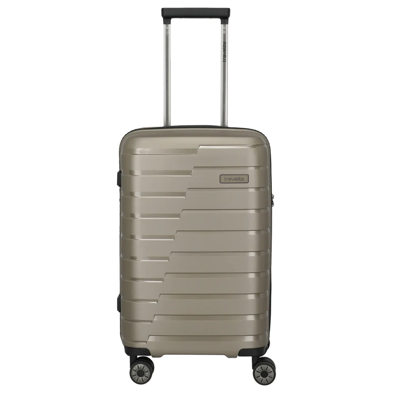 Travelite Air Base Slim - 4-Rollen-Kabinentrolley S 55 cm (champagne)