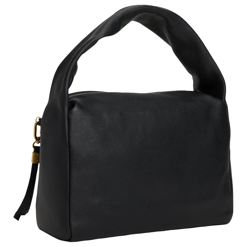 Tommy Hilfiger City Leather - Schultertasche 29 cm (black)