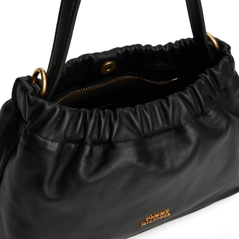Tommy Hilfiger Soft Leather - Umhängetasche 22 cm (black)