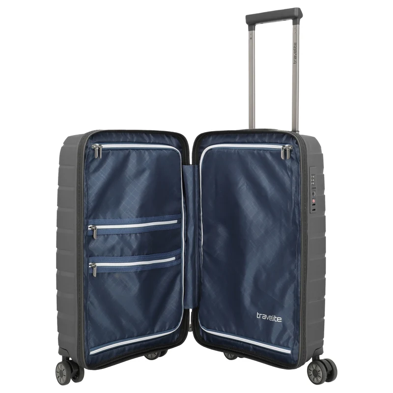 Travelite Air Base Slim - 4-Rollen-Kabinentrolley S 55 cm (anthracite)